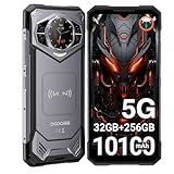 DOOGEE S200 Outdoor Handy Ohne Vertrag 5G Android 14, 32GB RAM+256GB/2TB ROM Outdoor Smartphone, 10100mAh(33W) Baustellen Handy, 6.72" FHD+ 120Hz, 100MP+20MP, Wifi6/IP68/ IP69K/Dual SIM/NFC