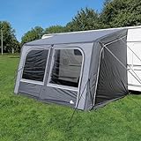 your GEAR Porto Air - aufblasbares Vorzelt 340 x 250 cm - Sonnenvordach - Reisevorzelt - Wohnwagenvorzelt