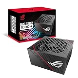 ASUS ROG STRIX 1000W Gold Gaming Netzteil (16-poliges PCIe-Kabel inkl., 1000 Watt, 80 Plus Gold Zertifizierung, 0dB-Technologie, Axial-Tech Lüfter, ATX 3.0 Kompatibel, PCIe 5.0 Ready, schwarz)