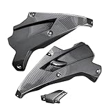 Verkleidungs Bugspoiler Für Kawasaki Für Z900 2017-2022 Motorrad Bauch Pan Motor Spoiler Unteren Panel Verkleidung Gugel Abdeckung Körper Rahmen Schutz Motorrad Verkleidung(Kohlefaser)