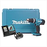 Makita DHP 453 RF Akku Schlagbohrschrauber 18V 42Nm im Koffer + 3,0 Ah Akku + Ladegerät