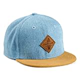 Soulbuddy Kinder Cap – Unisex Kinderkappe – Schirmmütze für Jungen & Mädchen – Trendiger Sonnenhut für Outdoor & Freizeit Hellblau – Größe M