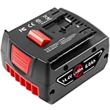 LabTEC BAT614 Akku für Bosch, 14.4V 6000mAh Ersatzakku für Bosch BAT607 BAT607G BAT614 BAT614G DDB180-02 GDR 1080-LI GDR 14.4 V-LI GDS 14.4 V-LI