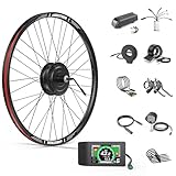 Bafang 48V 500W Hinterradnabenmotor-Kit 26" 27,5" 28"/29"/700C Hinterrad Elektrisches Fahrrad-Umrüstsatz, bürstenloser Getriebe-Hinterradnabenmotor mit optionaler Batterie und Display