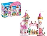 PLAYMOBIL Princess 70448 Prinzessinenschloss mit drei Zimmern und zwei Figuren inklusive Zubehör, ab 4 Jahren