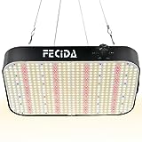 FECiDA 65 Watt LED Pflanzenlampe Dimmbar, 6000 Lumen LED Grow Lampe Vollspektrum mit Daisy Chain Funktion, 576 PSC LEDs Grow Light Perfekt für 60x60CM Growzelt Pflanzenwachstum