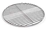 70cm Grill rund Edelstahl, Kugelgrill, 4mm Stäbe Grillrost V2A für Feuerschalen Grillschalen Rundgrill