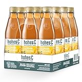 hohes C Milde Orange (12 x 0,5l), 100% Saft, Orangensaft, Vitamin C, ohne Zuckerzusatz laut Gesetz, weniger Säure, vegan, mit recyceltem PET