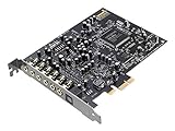 Creative Sound Blaster Audigy Rx PCIe-Soundkarte (7.1-Surroundklang, zwei Mikrofoneingänge, Hardware-beschleunigte EAX-Effekte, leistungsstarker Kopfhörerverstärker)