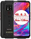 OUKITEL WP7 Flaggschiff Outdoor Handy ohne Vertrag, 48MP Dreifachkamera+8MP IR Nachtsichtkamera, 16MP Frontkamera, Helio P90 8GB + 128GB, 8000mAh Akku, NFC, 6,53 ”FHD + Robust Smartphone Schwarz