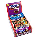 Snickers, Mars, M & M, Bounty, Milky Way Protein Bar Eiweiß Riegel Mix Box, 12 Riegel + GAMER SUPPS Traubenzucker (Best Of Mix, 12 Riegel) Geschenk für Sportler und Fitness