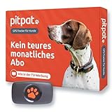 PitPat GPS-Tracker für Hunde, kein Abonnement erforderlich, geeignet für alle Hunde und passend für alle Halsbänder, intelligenter Aktivitätstracker, Satelliten-Tracking mit unbegrenzter Reichweite,