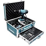 Makita HP457DWEX4 LI Akku-Schlagschrauber 18 V/1,3 Ah 13 mm Durchmesser (2 Batterien + Zubehörset hp457dwex4)