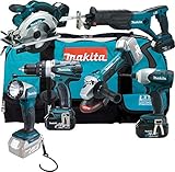 Makita DLX6011 Akku-Set, 18 V