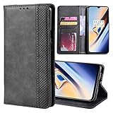 Qcasenice One Plus7 Schutzhülle für Oneplus 7 Handyhülle 1plus Oneplus7 Flip Folio Vintage Stand Schutz Bumper Fundas 16,5 cm