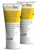 PARODOG® Zahnfleischpflege-Gel für Hunde, 2x25ml, 2er Set Zahncreme zum Vorteilspreis, begleitende Behandlung von Zahnfleischbluten, Parodontose & Entzündungen