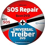 SOS Repair & Treiber Boot DVD für Win 10 & 7 & 8 + XP, das Original