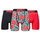 PSD Herren Boxershorts, 3er-Pack - Mehrfarbig/Floral Modal, L