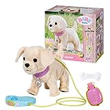 BABY born, Hund, My Lucky Dog, BABY born Hund mit Funktion inklusive Halsband, Anhänger, Leine, Flasche und Knochen, 829417, Zapf Creation.