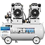 IMPLOTEX 3000W 4PS Silent Flüsterkompressor Druckluftkompressor 65dB leise ölfrei flüster Kompressor Compressor (3000W 65 Liter ohne Zubehör)