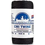 Catahoula Manufacturing #36 Tarred Twisted Nylon Twine (Bank Line) 117' Spool, 348lb Test