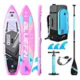 Bluefin SUP Cruise 9'8 aufpumpbares Paddle Board SUP-Board für Erwachsene Bluefin SUP Cruise SUP |10'4 SUP Tragbar & Reisesicher Paddleboard-Zubehör inklusive Miami Roze 9'8 Miami Pink