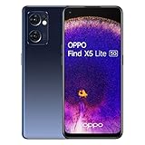 OPPO Find X5 Lite 5G Smartphone, 64 MP Dreifachkamera, 4.500 mAh Akku, 65W SUPERVOOC Schnellladen, 6,4 Zoll 90 Hz AMOLED Display, Mediatek Dimensity 900, 8 GB RAM, 256 GB Speicher, Starry Black