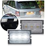 LED-Kennzeichenbeleuchtung für Land-Ro/ver Discovery 3 LR3 Discovery 4 LR4 L319 Freelander 2 LR2 L359 Rang Rover Sport Supercharge L320 2 Stück weiße Tag-Lampen