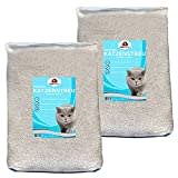 CatAmore 2 x 15 kg Katzenstreu Klumpstreu mit Babypuderduft staubarm