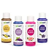 winwin clean Systemische Reinigung - 4 x FRESH AIR 100ML I Vanille I FLIEDER I WILDROSE I LAVENDEL