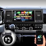 DYNAVIN Android Autoradio Navi für VW T6 Transporter, 9 Zoll OEM Radio mit Wireless Carplay und Android Auto | Head-up Display | Inkl. DAB+: D9-T6 Premium Flex