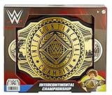 Mattel WWE Championship Title Belt, verstellbar für Kinder Rollenspiele, Einheitsgröße, HNY45, Schwarz