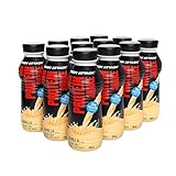 Body Attack High Protein Shake - Vanilla - 12 x 500 ml, je 50 g Protein - kalorienarmer Protein Shake für Muskelaufbau - Fertigdrink mit Milcheiweiß für to go, inkl. Pfand - Made in Germany