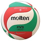 molten Erwachsene V5M5000 Volleyball, Grün/Weiß/Rot, 5