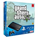 PlayStation 3 - Konsole Super Slim 500 GB (inkl. DualShock 3 Wireless Controller + GTA V)