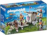 PLAYMOBIL Knights 9343 Ponygespann mit Zwergenballiste, Ab 5 Jahren