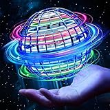 Fliegender Ball,Magic Flying Orb Ball,Hand Controlled Hover Ball Schwebender Ball mit LED Licht Flying Spinner Mini Drohne Für Kinder Geschenke Für Jungen Mädchen Indoor Outdoor