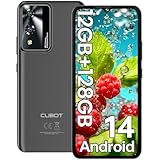 CUBOT A10 Smartphone Android 14-12(4+8) GB+128GB/1TB Günstig Handy Ohne Vertrag, 6.56 Zoll HD+/90Hz Bildschirm, 48MP+16MP Kamera, 5100mAh, Dual SIM 4G Simlockfreie Handys, Face ID/GPS/OTG