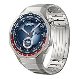 HUAWEI WATCH GT 5 Pro 46 mm Smartwatch, Kunstvolles Design,Sportfunktionen auf Profi-Niveau,Health-Tracking, EKG-Monitoring, bis zu 14 Tage Akkulaufzeit, GPS, Bluetooth-Anrufe, iOS & Android, Titanium