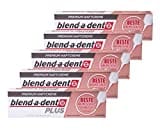 5x Blend a dent Plus Premium Haftcreme KRÜMELSCHUTZ 40g für Voll und Teilprothesen