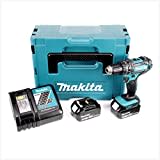 Makita DHP 482 RFJ - 18 V Li-Ion Akku Schlagzeug kabellos im MAKPAC Koffer + 2 x BL 1830 3,0 Ah Akku + DC 18 RC Ladegerät