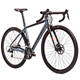 Airtracks 28 Zoll Herren Gravel Bike STERRATO 5.0 Fahrrad mit 2 x 9 Gang Shimano SORA RD-R3000-18 Gang- UD Carbon Gabel - UD Carbon Gabel - 55cm (Körpergröße 175-188cm)