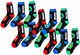 TVM Europe GmbH LEGO NINJAGO Socken Set 12 Paar Kindersocken Kinder Strümpfe für Jungen OEKO-TEX 100 schwarz 31 32 33 34 Gr.31/34