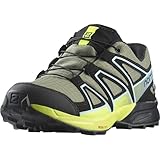 Salomon Speedcross Climasalomon wasserdichte Unisex Kinder-Multisportschuhe, Outdoor-bereit, Grip, Praktischer Komfort, Deep Lichen Green, 37