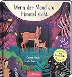 Wenn der Mond am Himmel steht: Das besondere Gutenachtbuch mit Schiebern | Wunderschöne Illustrationen mit gereimten Gute-Nacht-Versen für Kinder ab 24 Monaten