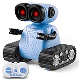 SGILE Ferngesteuerter Roboter Spielzeug mit LED Augen und Musik, Intelligent Programmierbar RC Roboter für Kinder 3 4 5 6 7 8 Jahre, RC Spielzeug Roboter für Jungen Mädchen Geburtstag Geschenk, Blau