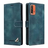 OKZone Kompatibel mit Xiaomi Redmi 9T/9 Power/Poco M3 Hülle, Halterung Standfunktion Kartenfach Wallet Schutzhülle Stoßfest Leder Schutzhülle Handyhülle für Xiaomi Redmi 9T/9 Power/Poco M3 (Grün)