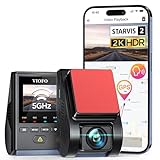 VIOFO Dashcam A119 Mini 2, Front 2,7K 5GHz Wi-Fi, 2K 60fps/HDR 30fps Sprachsteuerung, STARVIS 2 Verbesserte Nachtsicht, 1,5" LCD Versteckte Dash Cam Auto, GPS Autokamera, 24h Parkmodus, Sprachausgabe