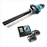 Makita DUH 523 Akku Heckenschere 18V 52cm mit 2x 3,0Ah Akku und Ladegerät