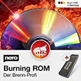 Das Original: Nero Burning ROM auf USB Stick | Brenn Software - Brennen - Kopieren - Rippen - Sichern von Filme, Fotos, Musik und Daten | CD DVD BluRay für Windows 11 / 10 / 8.1 / 7 | für 1 PC